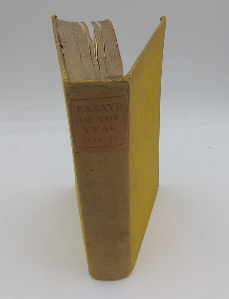 Essays of the Year: 1929-1930. SHERLOCKIANA, J. HARVEY DARTON.