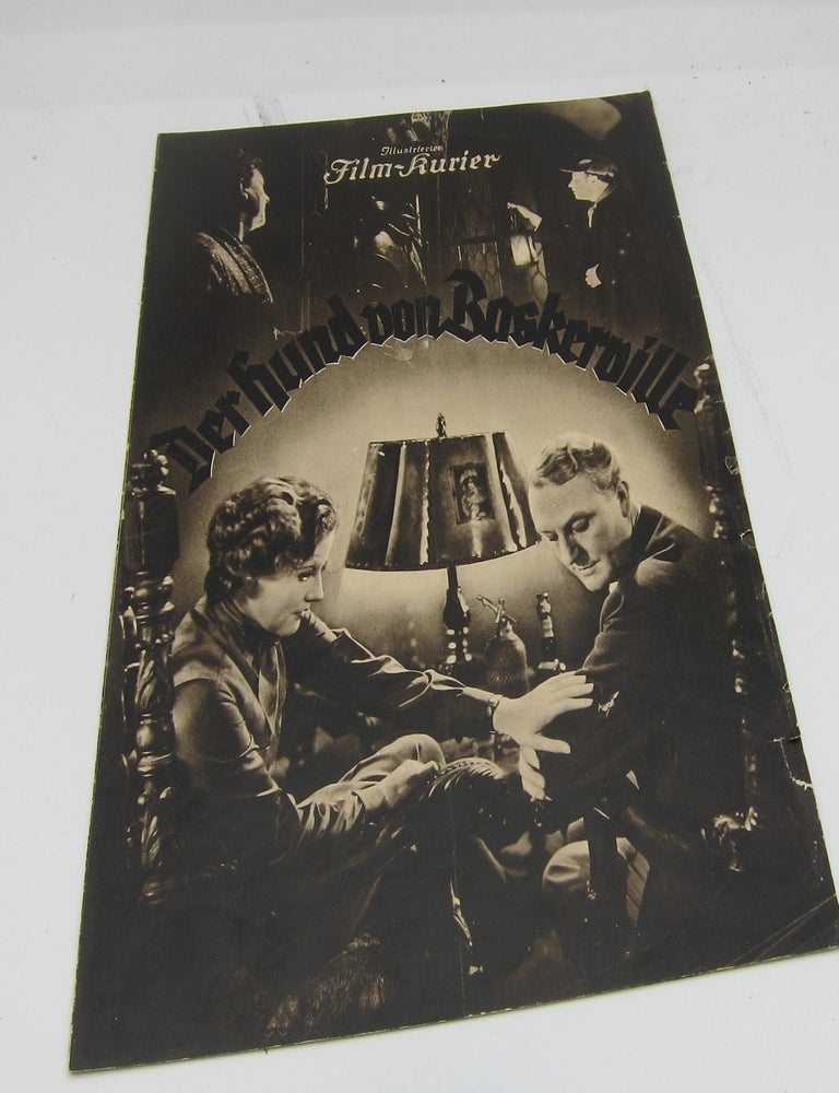 Original Program for Der Hund von Baskerville. SHERLOCKIANA, BAVARIA FILM.