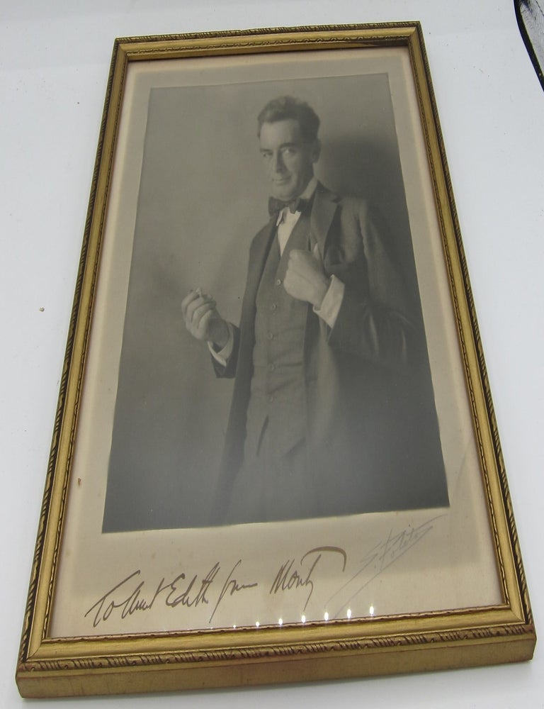 Inscribed Portrait Photograph. JAMES MONTGOMERY FLAGG.