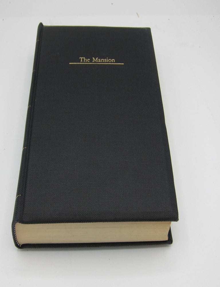 The Mansion. WILLIAM FAULKNER.