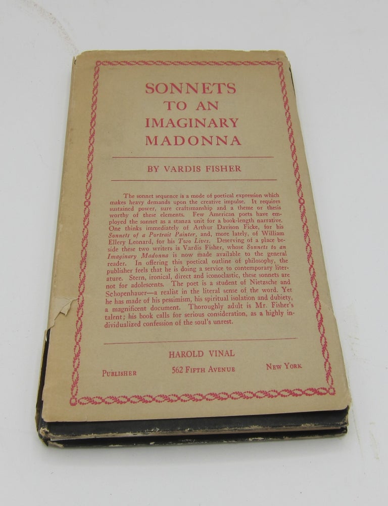 Sonnets to an Imaginary Madonna. VARDIS FISHER.