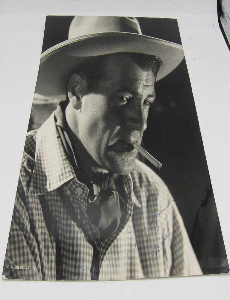 Original Portrait Photograph in Western Costume. GARY COOPER.