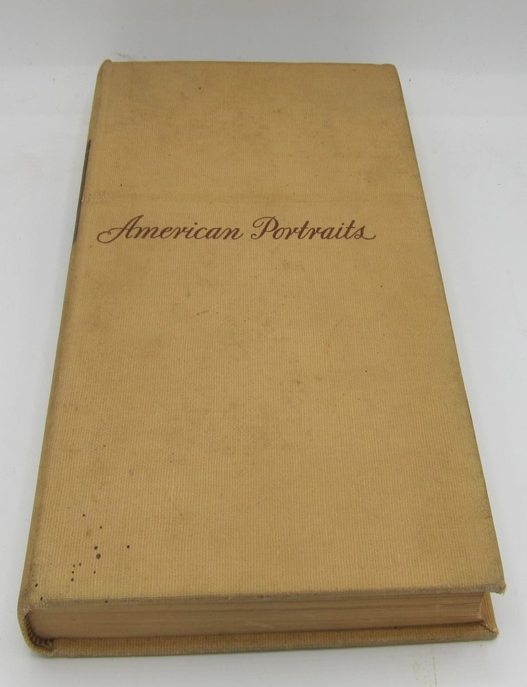 American Portraits...Pictures by Enit Kaufman. DOROTHY CANFIELD FISHER.