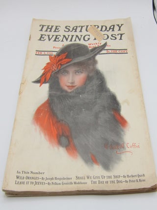 [Book #2274] Four Issues of the Saturday Evening Post. P. G WODEHOUSE