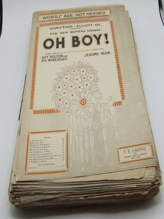 [Book #2276] A Large Collection of Sheet Music. P. G WODEHOUSE