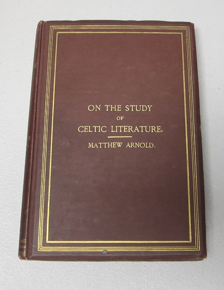 [Book #32085P] On The Study of Celtic Literature. ARNOLD. MATTHEW.