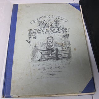 [Book #37743P] Pen and Ink Sketches of Yale Notables by Squills. CARICATURES, SQUILLS