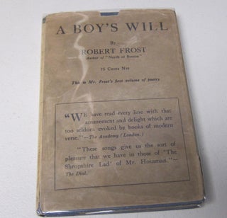 [Book #37759P] A Boy's Will. ROBERT FROST