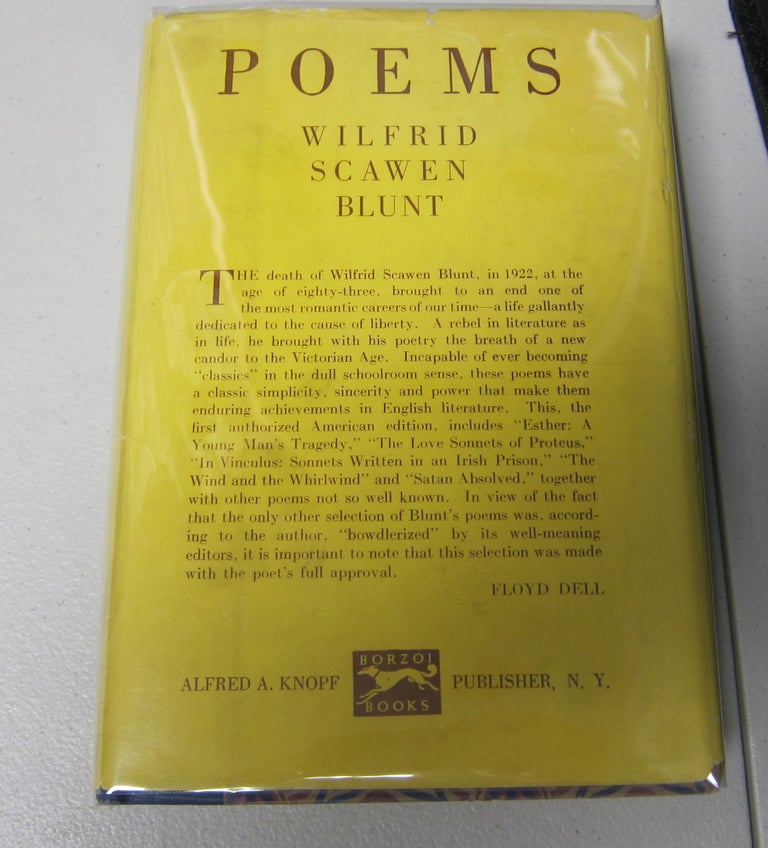 Poems. WILFRID SCAWEN BLUNT.