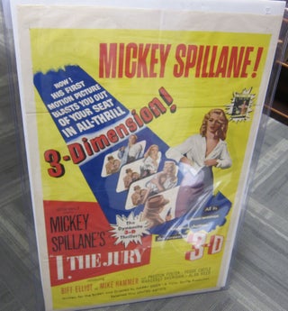 [Book #37872P] One Sheet Poster for the 1953 Film I, The Jury. MICKEY SPILLANE,...