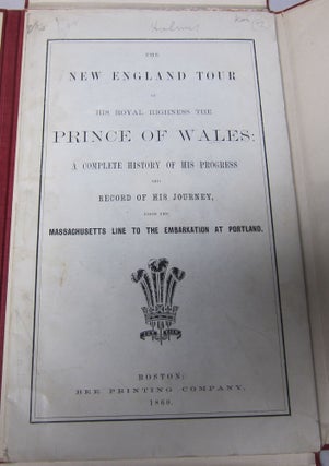 [Book #37914P] "International Ode" in The New England Tour of His Royal Highness The...